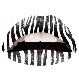 White Zebra Lipsticker