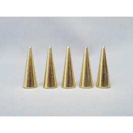 Spikes Goud 14 mm met schroef