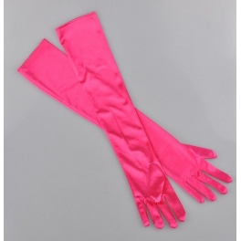 Lange gala handschoenen Roze