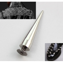 Spikes Zilver 30 mm met schroef