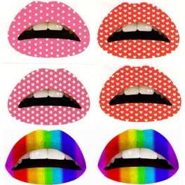 Sixpack Lipstickers - Populair Sixpack Lipstickers - Populair
