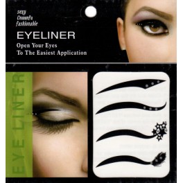Vintage eyeliner tattoos 4 paar Vintage eyeliner tattoos 4 paar