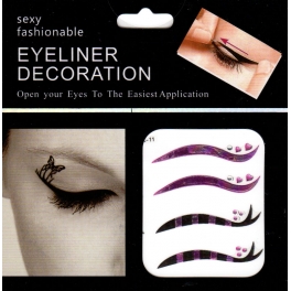 Eyeliner stickers 4 paar - 111