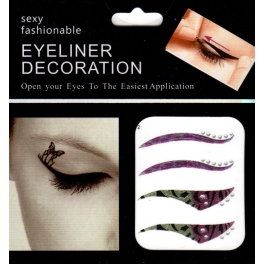 Eyeliner stickers 4 paar - 112