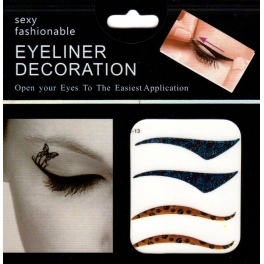 Eyeliner stickers 4 paar - 113