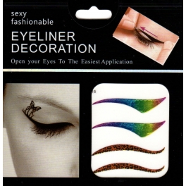 Eyeliner stickers 4 paar - 115