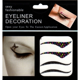 Eyeliner stickers 4 paar - 116