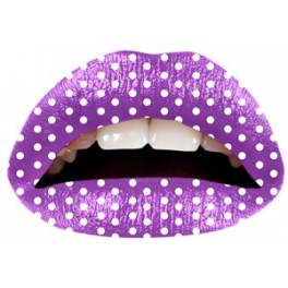 Purple Polka Dot Lipsticker
