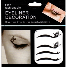 Eyeliner stickers 4 paar - 202