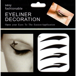 Eyeliner stickers 4 paar - 205