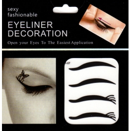 Eyeliner stickers 4 paar - 207