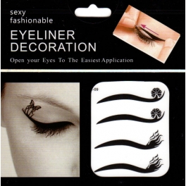 Eyeliner stickers 4 paar - 209