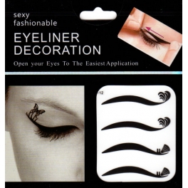 Eyeliner stickers 4 paar - 212