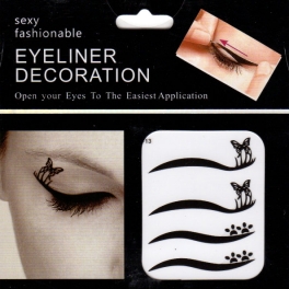 Eyeliner stickers 4 paar - 213