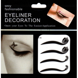 Eyeliner stickers 4 paar - 215