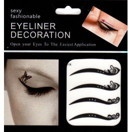 Eyeliner stickers 4 paar - 118