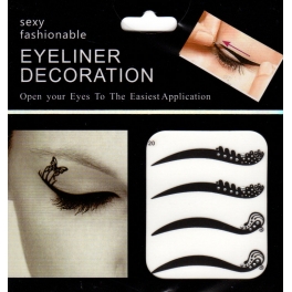 Eyeliner stickers 4 paar - 120
