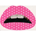 Pink Polka Dot Lipsticker