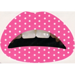 Pink Polka Dot Lipsticker Pink Polka Dot Lipsticker