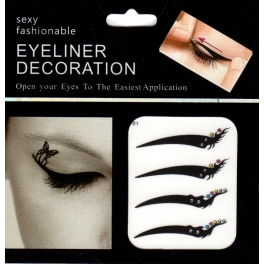 Eyeliner stickers 4 paar - 301