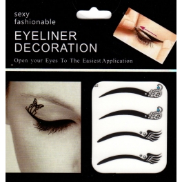 Eyeliner stickers 4 paar - 302