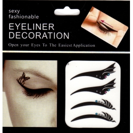 Eyeliner stickers 4 paar - 303
