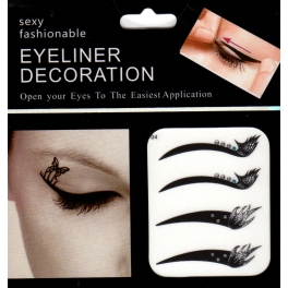 Eyeliner stickers 4 paar - 304