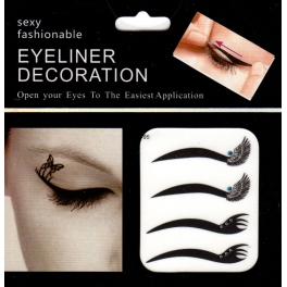 Eyeliner stickers 4 paar - 305