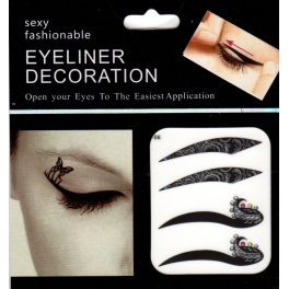 Eyeliner stickers 4 paar - 306