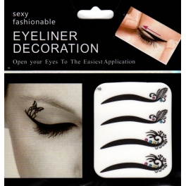 Eyeliner stickers 4 paar - 310