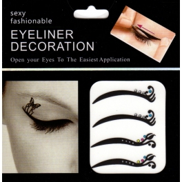 Eyeliner stickers 4 paar - 315