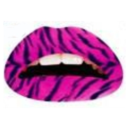 Purple Zebra Lipsticker