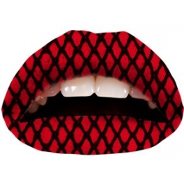 Red Fishnet Lipsticker
