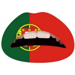 Portugal vlag Lipsticker