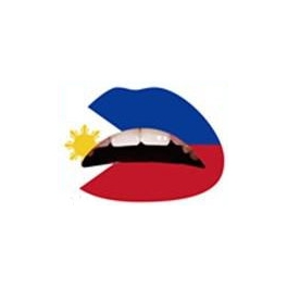 Filipijnen vlag Lipsticker
