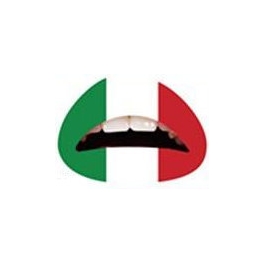 Italië vlag Lipsticker