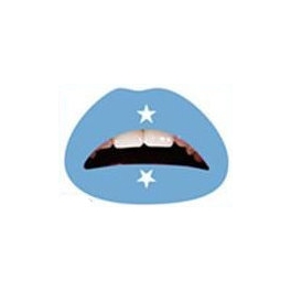Micronesië vlag Lipsticker