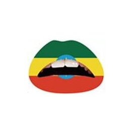 Ethiopië vlag Lipsticker