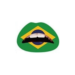 Brazilië vlag Lipsticker