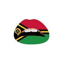 Vanuatu vlag Lipsticker