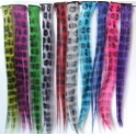 Luipaard print clip-in extensions