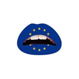 Europa vlag Lipsticker