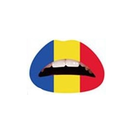 Roemenië vlag Lipsticker