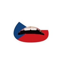 Tjechië vlag Lipsticker