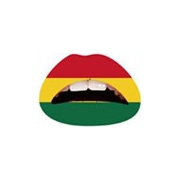 Ghana vlag Lipsticker