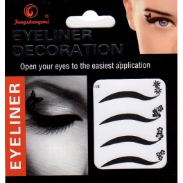 Eyeliner stickers 4 paar - 416