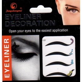 Eyeliner stickers 4 paar - 427