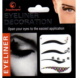 Eyeliner stickers 4 paar - 428