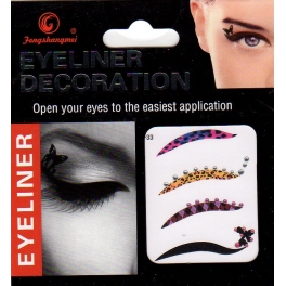 Eyeliner stickers 4 paar - 433