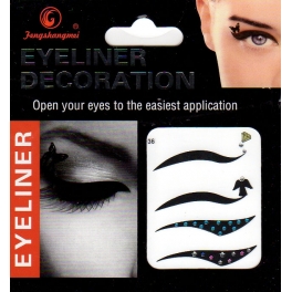 Eyeliner stickers 4 paar - 436